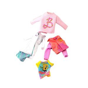 Lot of Vintage Barbie Clothes Tops Lab Coat